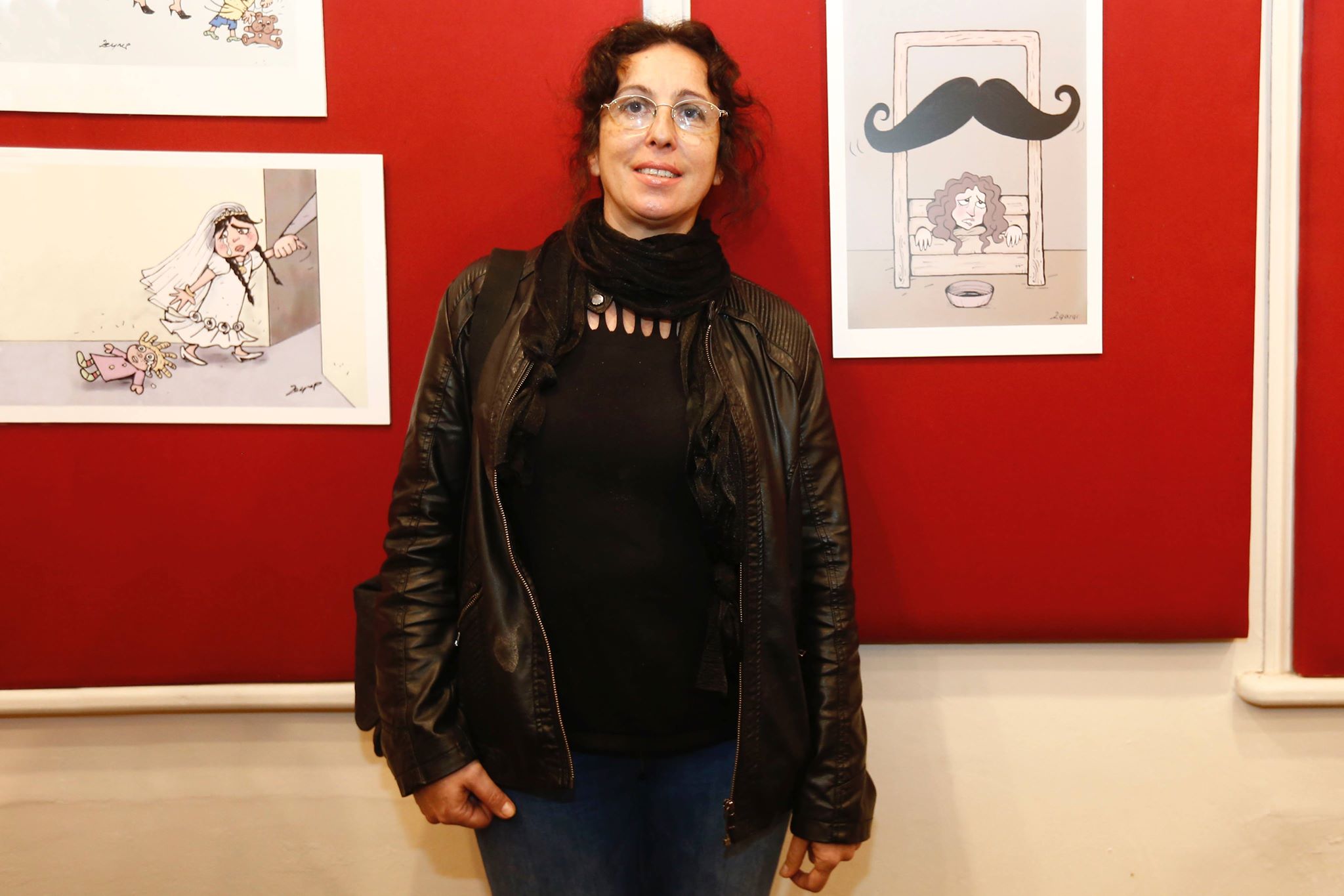 Kadın sorunu çizgilerle anlatıldı
