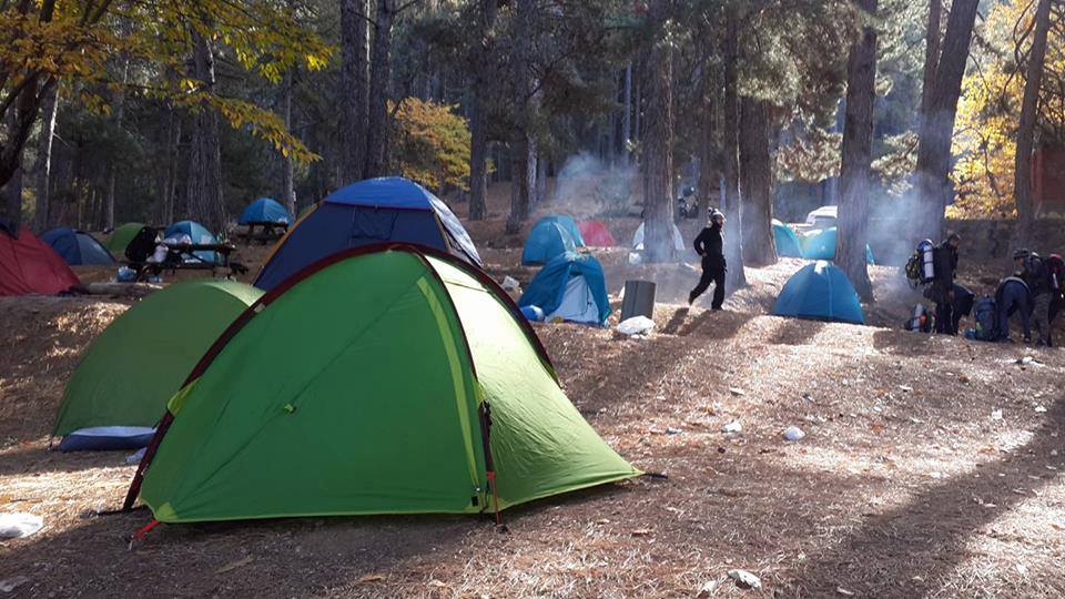 Doğa tutkunları yağmur, çamur dinlemiyor