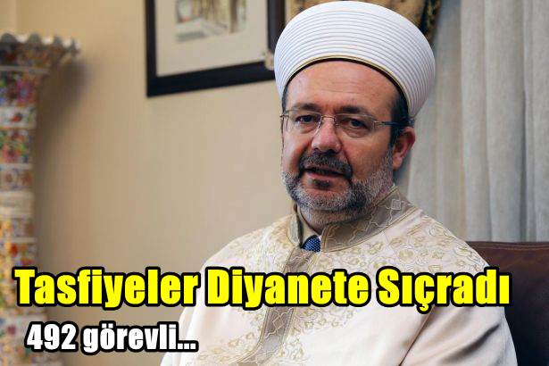 Darbe Sonrası Tasfiye operasyonu Diyanet'e sıçradı