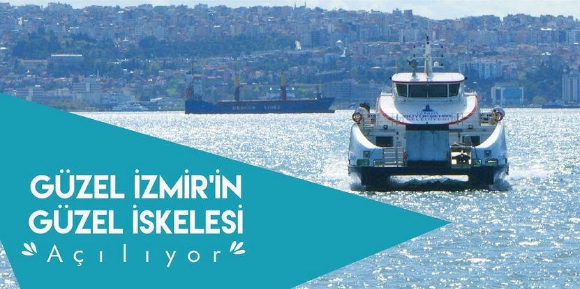 Güzelbahçe vapuru yola çıkıyor