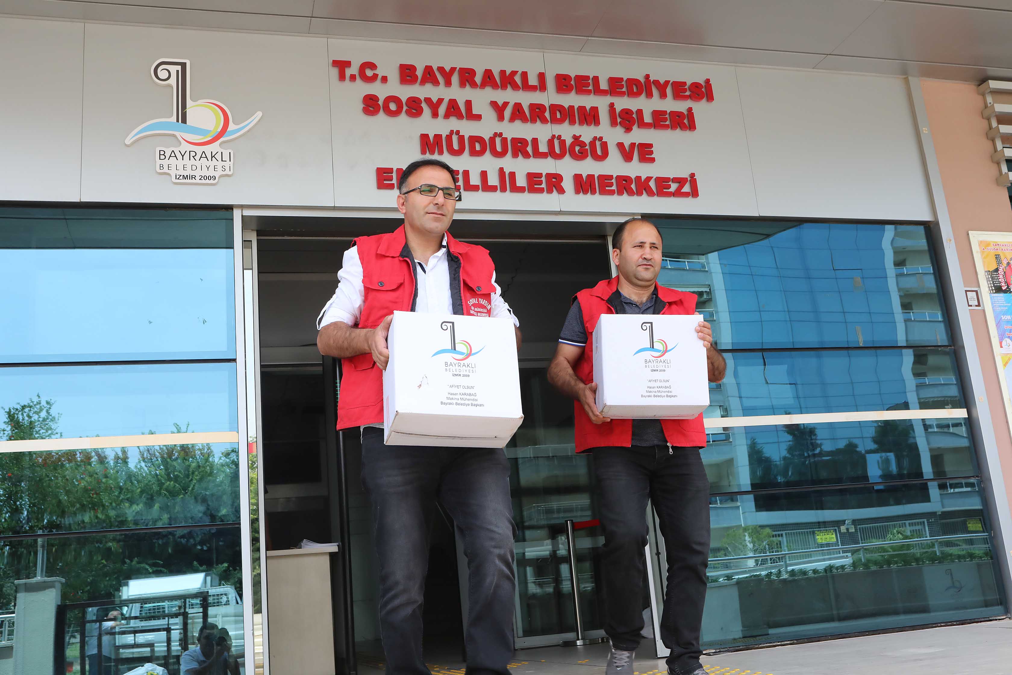 BAYRAKLI'DA YÜZ GÜLDÜREN DESTEK