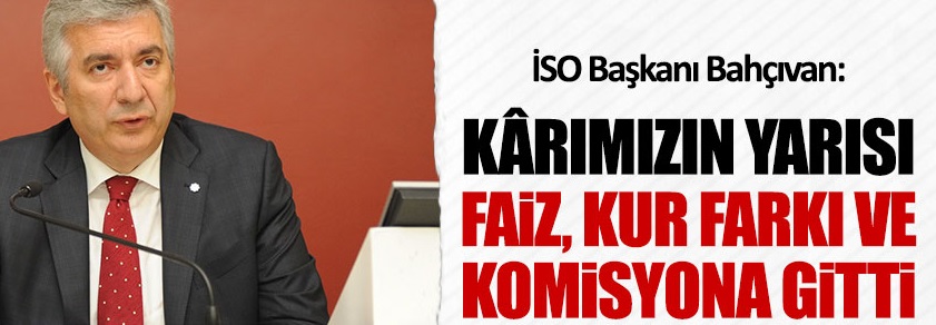 Karımızın yarısı faiz, kur farkı ve komisyona gitti