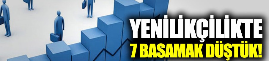 Yenilikçilikte 7 basamak düştük