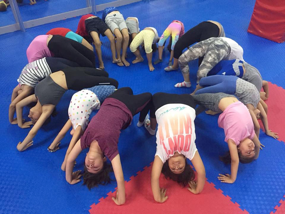 BAYRAKLI’DA JİMNASTİK TUTKUSU