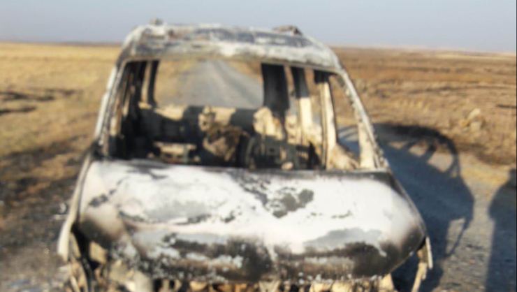 Karı koca araç içinde yanmış halde bulundu