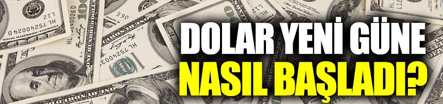 Dolar yeni güne nasıl başladı