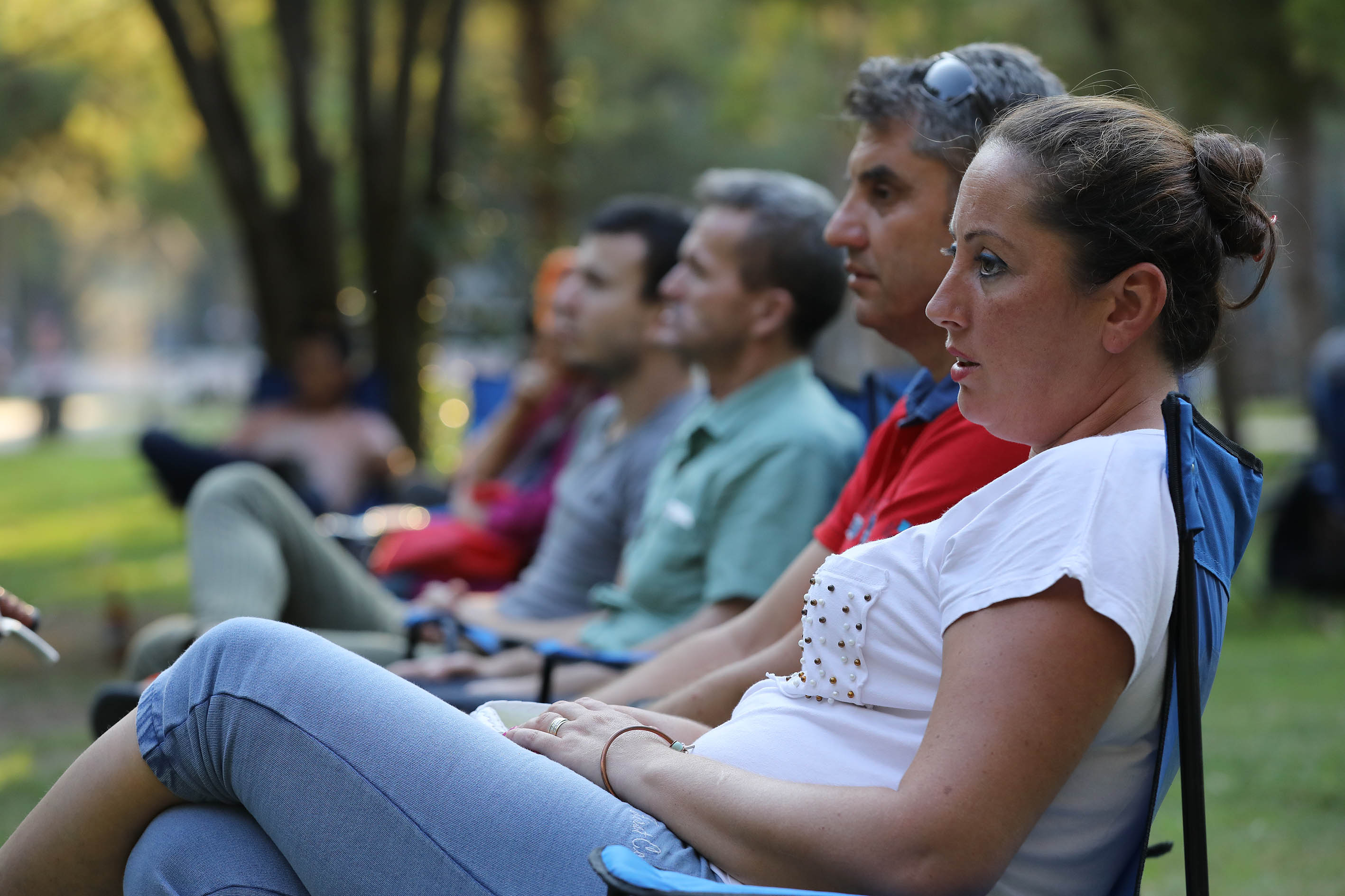 Çimlerde konser keyfi