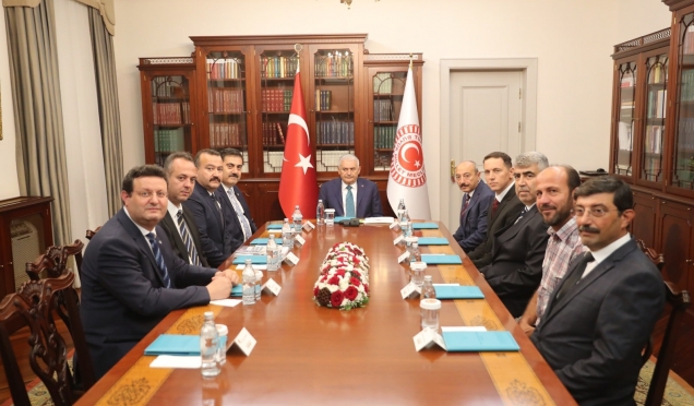 TBMM Başkanı Binali Yıldırım, 24. Dönem Milletvekili Rifat Sait’i Kabül Etti