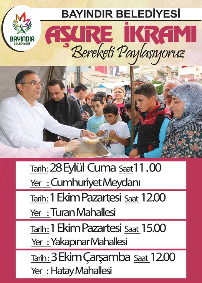 Bayındır’da Muharrem Ayı Etkinlikler ile Geçecek