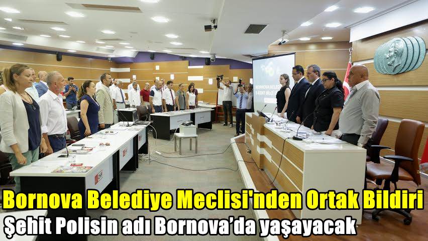 Bornova Belediye Meclisi’nden demokrasi bildirisi