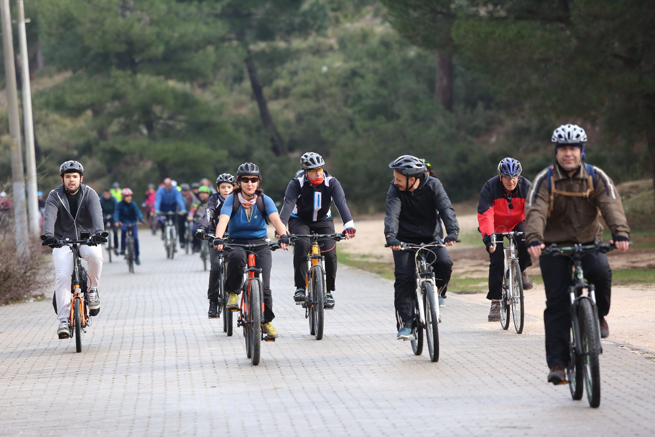 Gaziemirliler yeni yıl için pedalladı