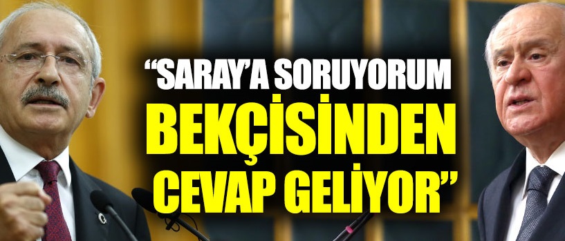 Saray'a soru soruyorum, cevabı bekçisinden geliyor