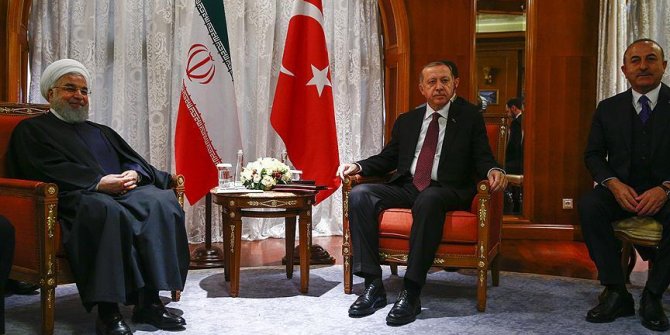 Erdoğan, Ruhani ile bir araya geldi