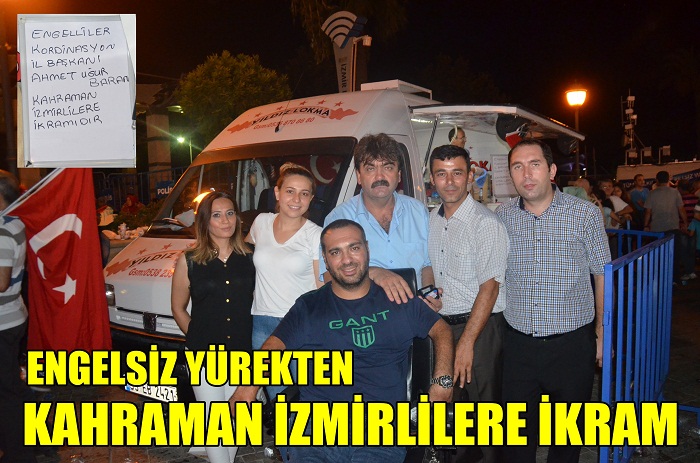 ENGEL TANIMAYAN BAŞKANDAN NÖBET İKRAMI