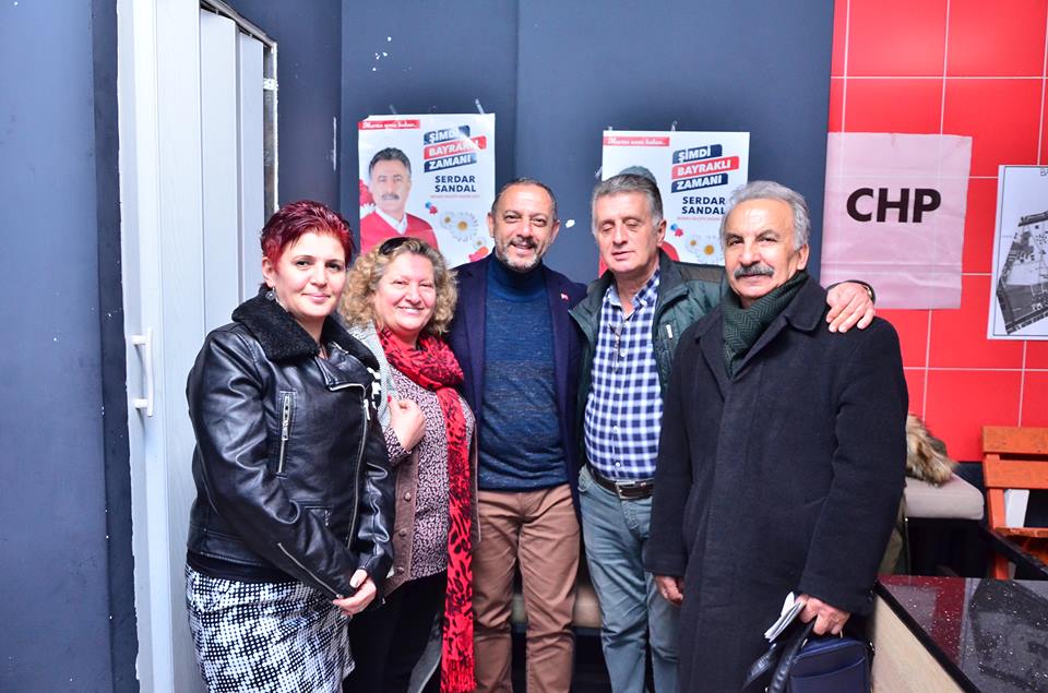 BAYRAKLI’DA CHP’YE “ASLAN” ZİYARETİ