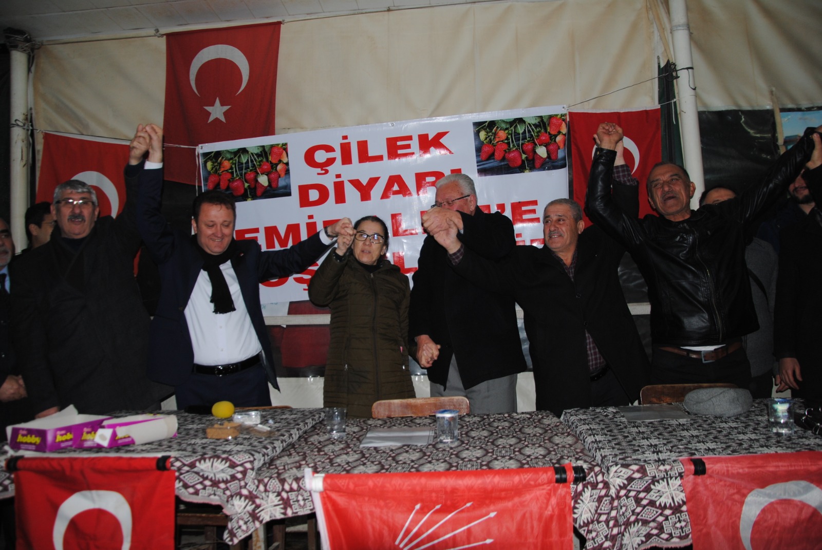 SERDAR AKSOY , ESKİ BAŞKANLARLA OMUZ OMUZA
