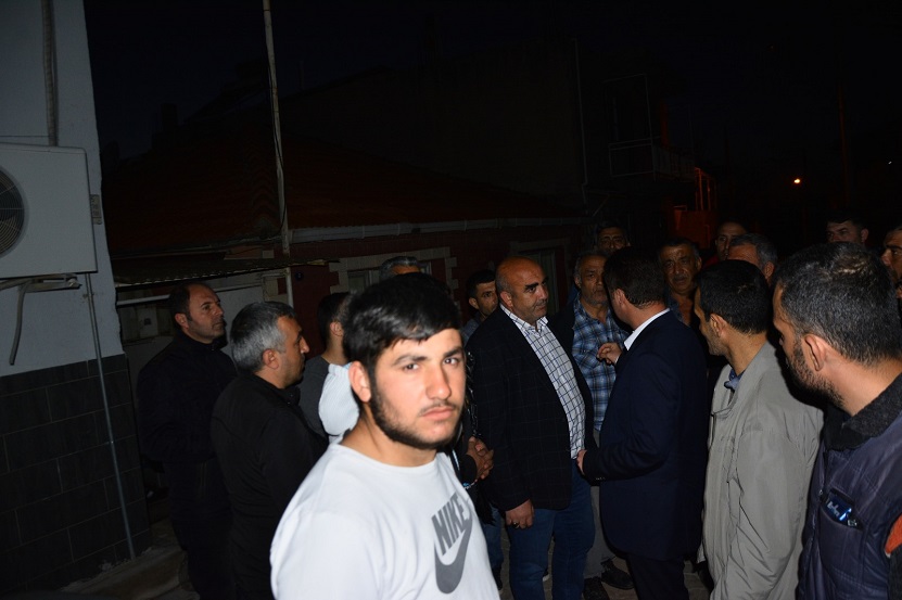 SERDAR AKSOY YANGIN YERİNE KOŞTU