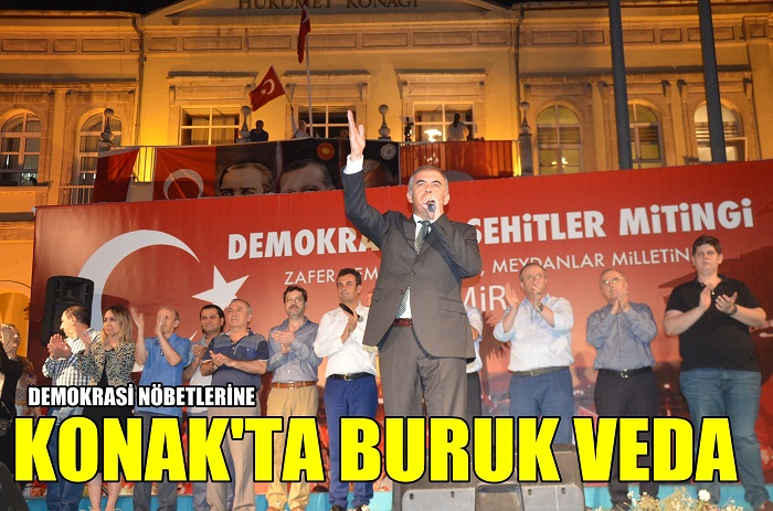 DEMOKRASİ NÖBETLERİNE BURUK VEDA