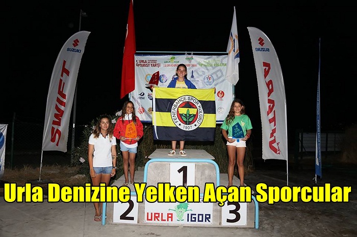 Urla Denizine Yelken Açan Sporcular Ödüllerini Aldı