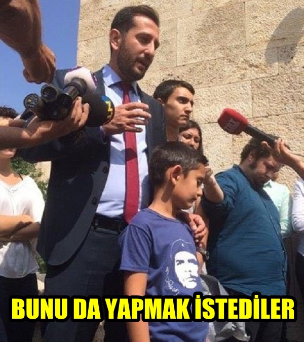 ÇOCUKLARI ALET EDİP MECLİSE “CHE” TİŞÖRTLERİYLE GİRMEK İSTEDİ !