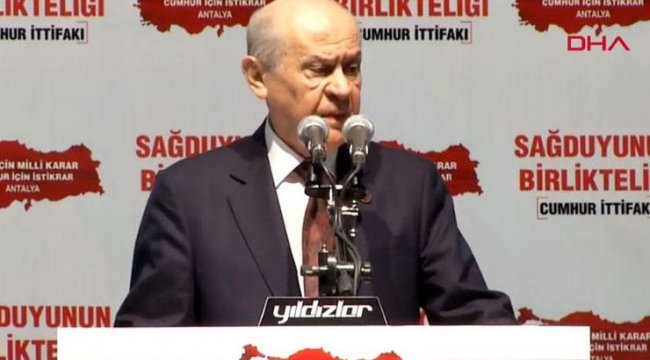 Bahçeli'den önemli açıklamalar