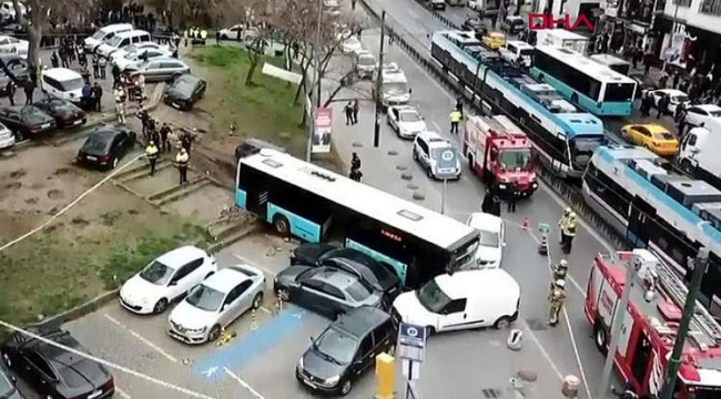otobüsü kaza yaptı: Yaralılar var