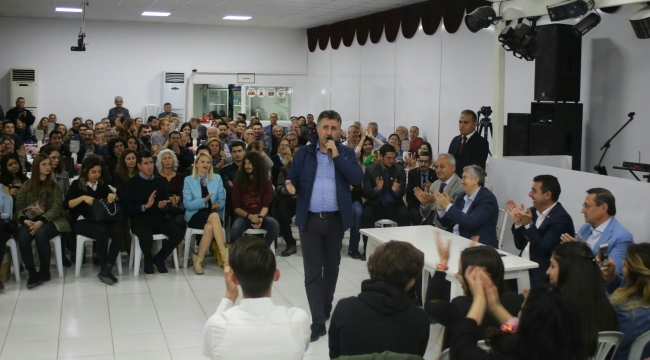 SERDAR SANDAL’DAN BAYRAKLI’DA GENÇLERE MÜJDE