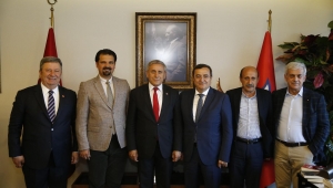 Başkan Batur’a Genel Başkan Yardımcısı Kaya'dan tebrik ziyareti