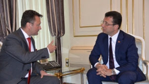  Ekrem İmamoğlu'na İzmir'den ilk ziyaret Serdar Aksoy'dan