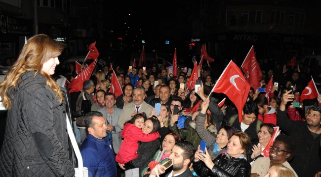 Fatma Çalkaya “derman belediyeciliği devam edecek