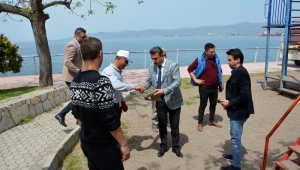 Başkan Kırgöz'den Personele Çat Kapı Ziyaret