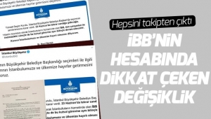 İBB, İmamoğlu paylaşımlarını sildi