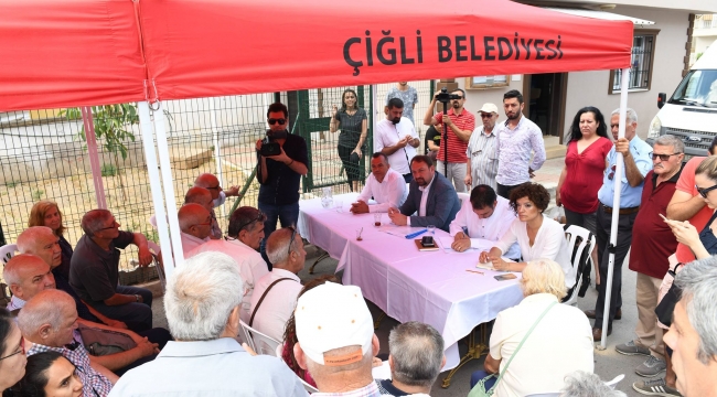 ÇİĞLİ’DE BAŞKANLIK MAKAMI MAHALELLERE TAŞINDI