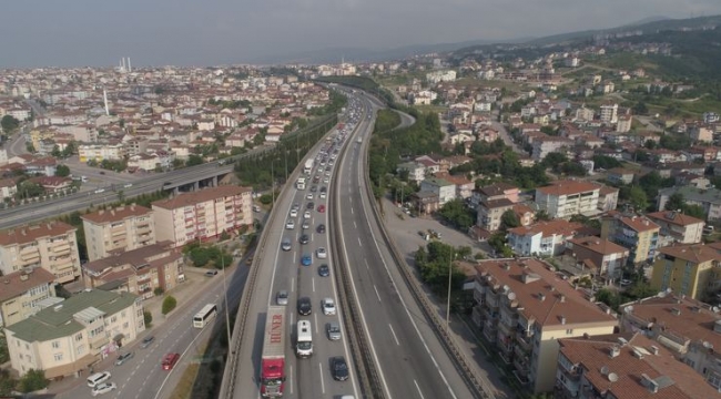 TEM'de bayram trafiği