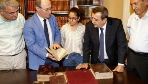 Başkan Batur’dan Milli Kütüphane’ye Tam Destek