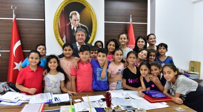  Başkan İduğ'dan çocuklara havuz müjdesi