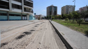 BAYRAKLI SOKAKLARINA 47 BİN TON ASFALT