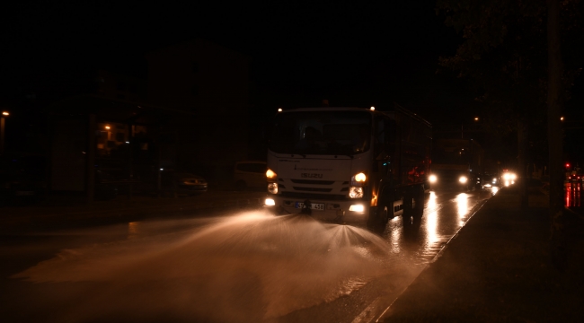 Çiğli’de Harmandalı sokakları yıkandı
