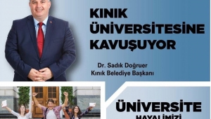 KINIK'TA ÜNİVERSİTE SEVİNCİ