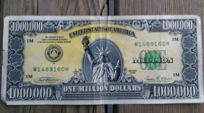 Uşak’ta 1 milyon dolarlık banknot ele geçirildi
