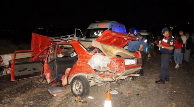Ardahan ,Hanak,Sevimli ķöyünü yasa boğan kaza 6 aylık bebek ve babası öldü!
