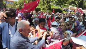 BİNALİ YILDIRIM BAYINDIR’A MÜJDELERLE GELDİ