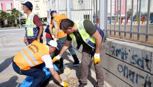  Karşıyakalılar temizlik seferberliğinde