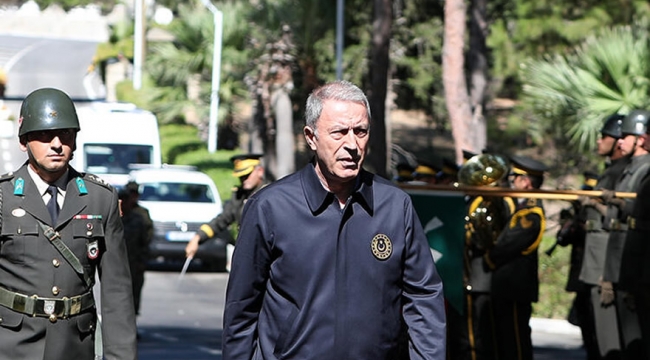 Milli Savunma Bakanı Akar'dan Kıbrıs mesajı