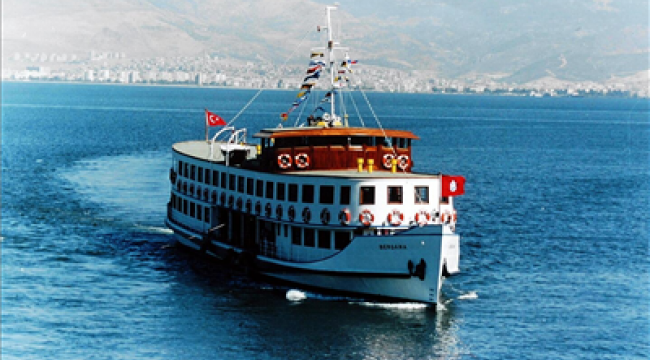 Nostalji Vapuru İzmir Körfezi'nde sefere çıkıyor