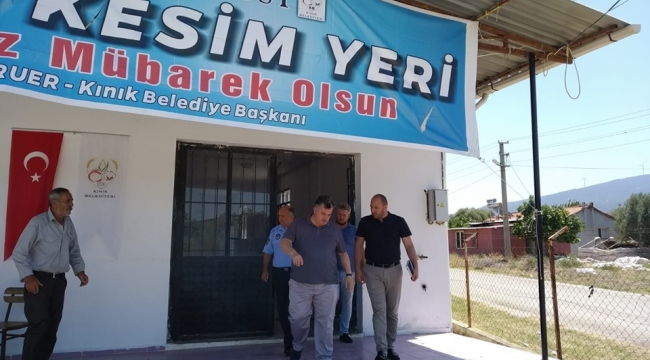 Sadık Doğruer :Büyükbaş ve Küçükbaş Kurban Kesim Yerlerini İncledi