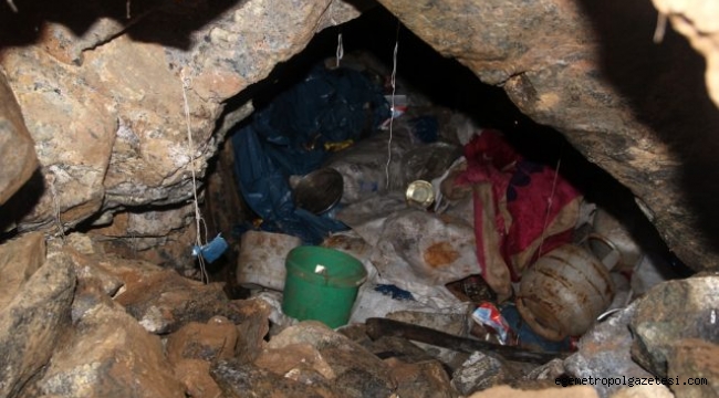 Ardahan'da terör örgütüne ait sığınak bulundu