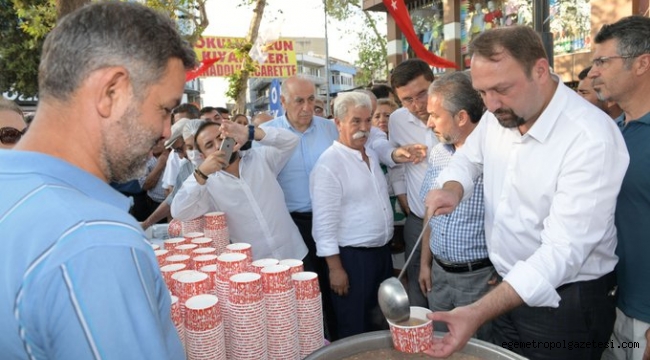 Başkan Gümrükçü 24 Sivil Toplum Kuruluşu ile aşure dağıttı