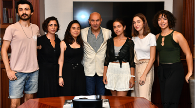 İklim aktivistleri Başkan Soyer’i ziyaret etti
