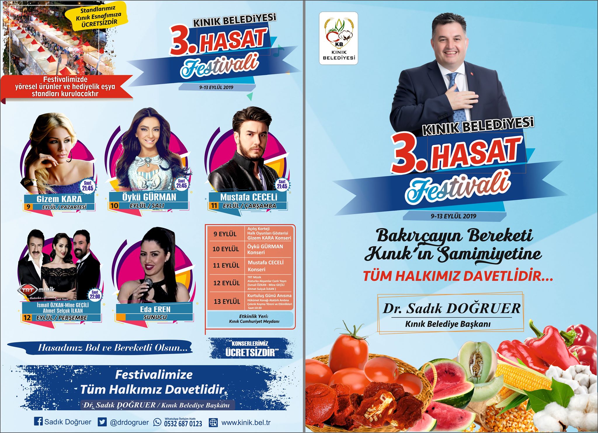 KINIK 3.HASAT FESTİVALİNE HAZIRLANIYOR 